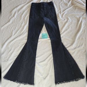 Saints and hearts black flare jeans size small with 32 inseam